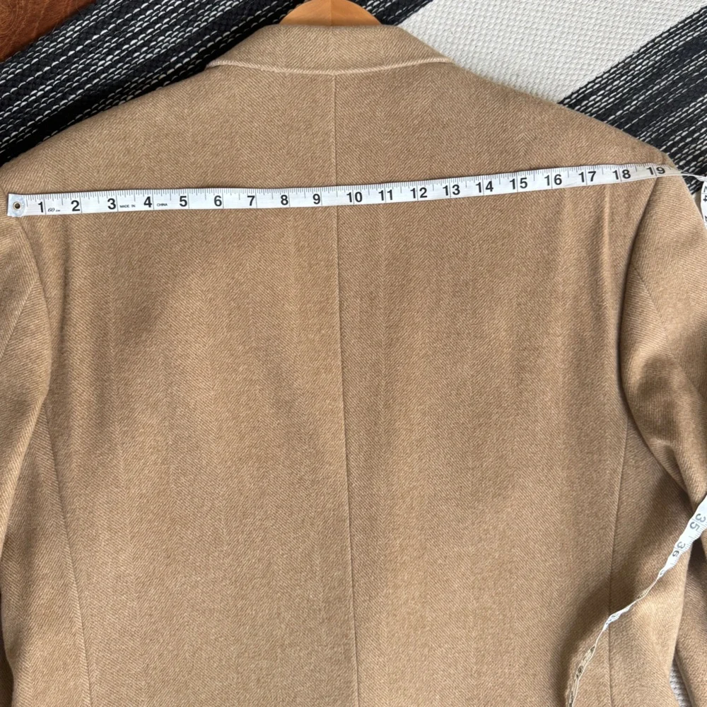 Jean Paul Germain Blazer Men's Tan‎ Camel Hail & Wool Blend Sportscoat Size 42L